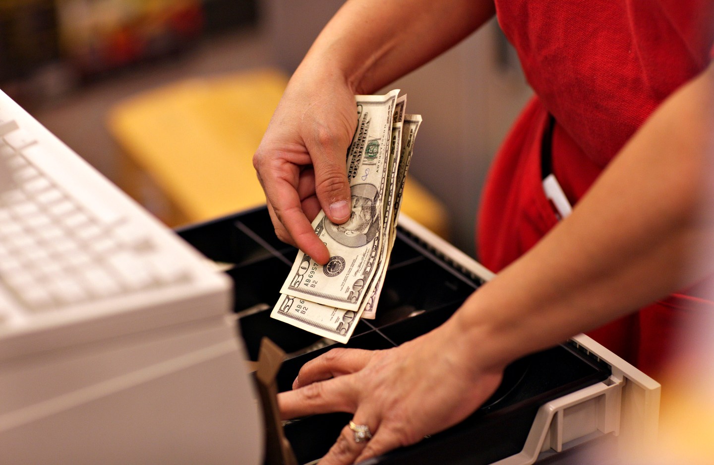 Consumer spending boosted a big increase in imports.