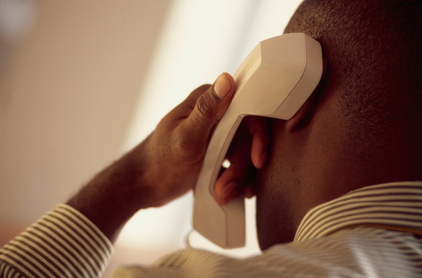 Businessman on Telephone