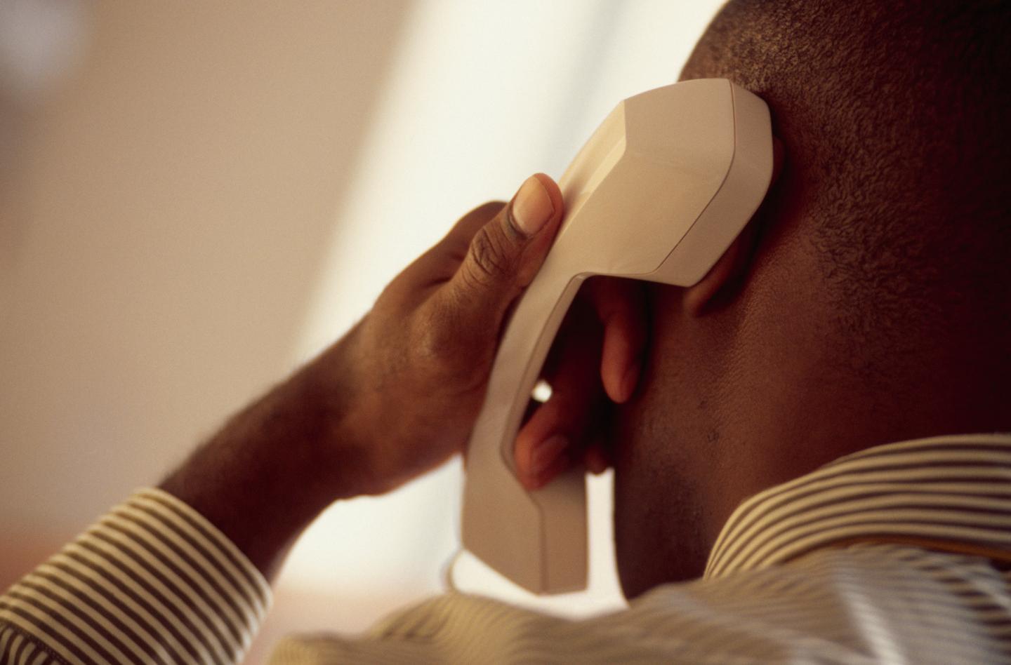 Businessman on Telephone