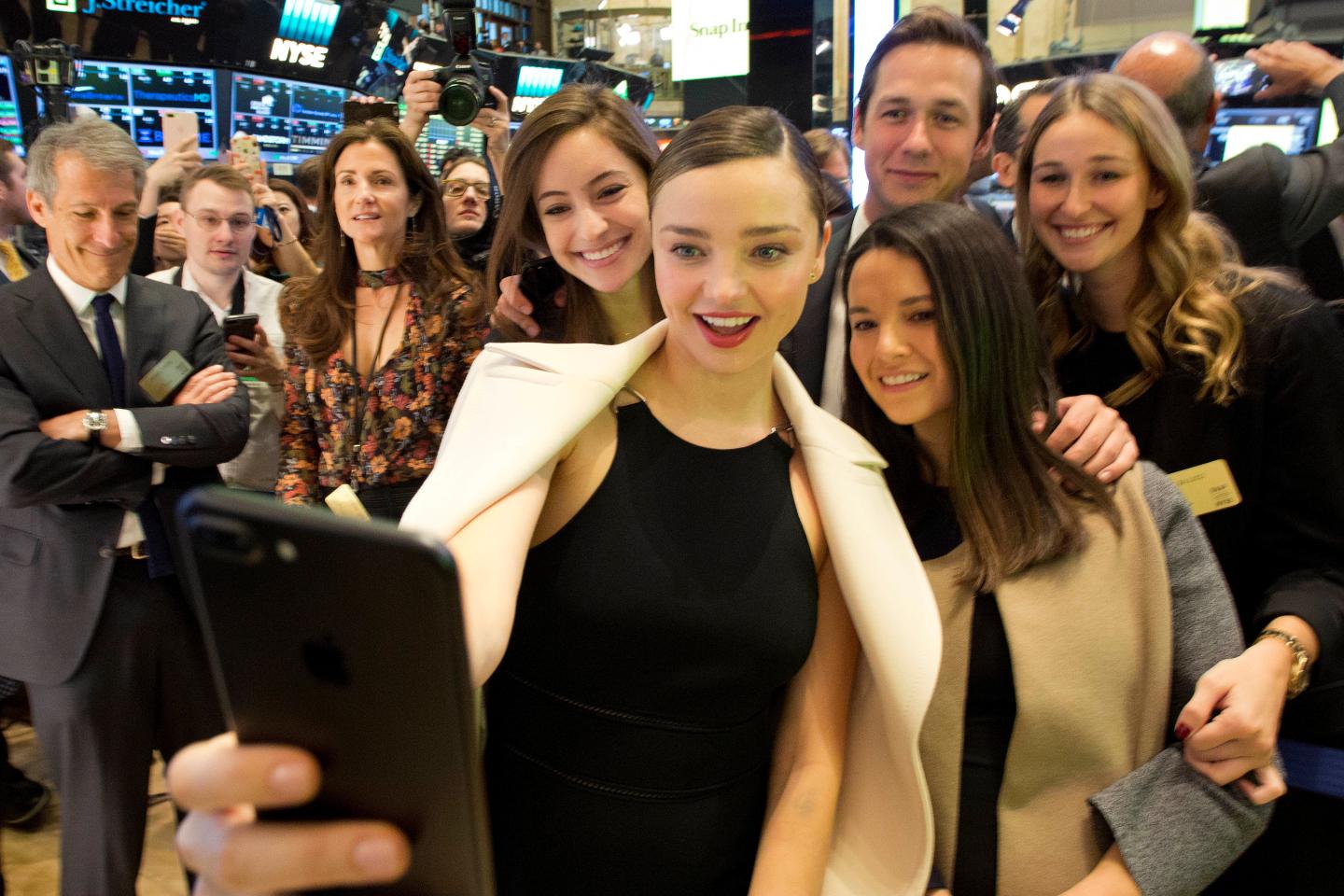 Evan Spiegel, Miranda Kerr