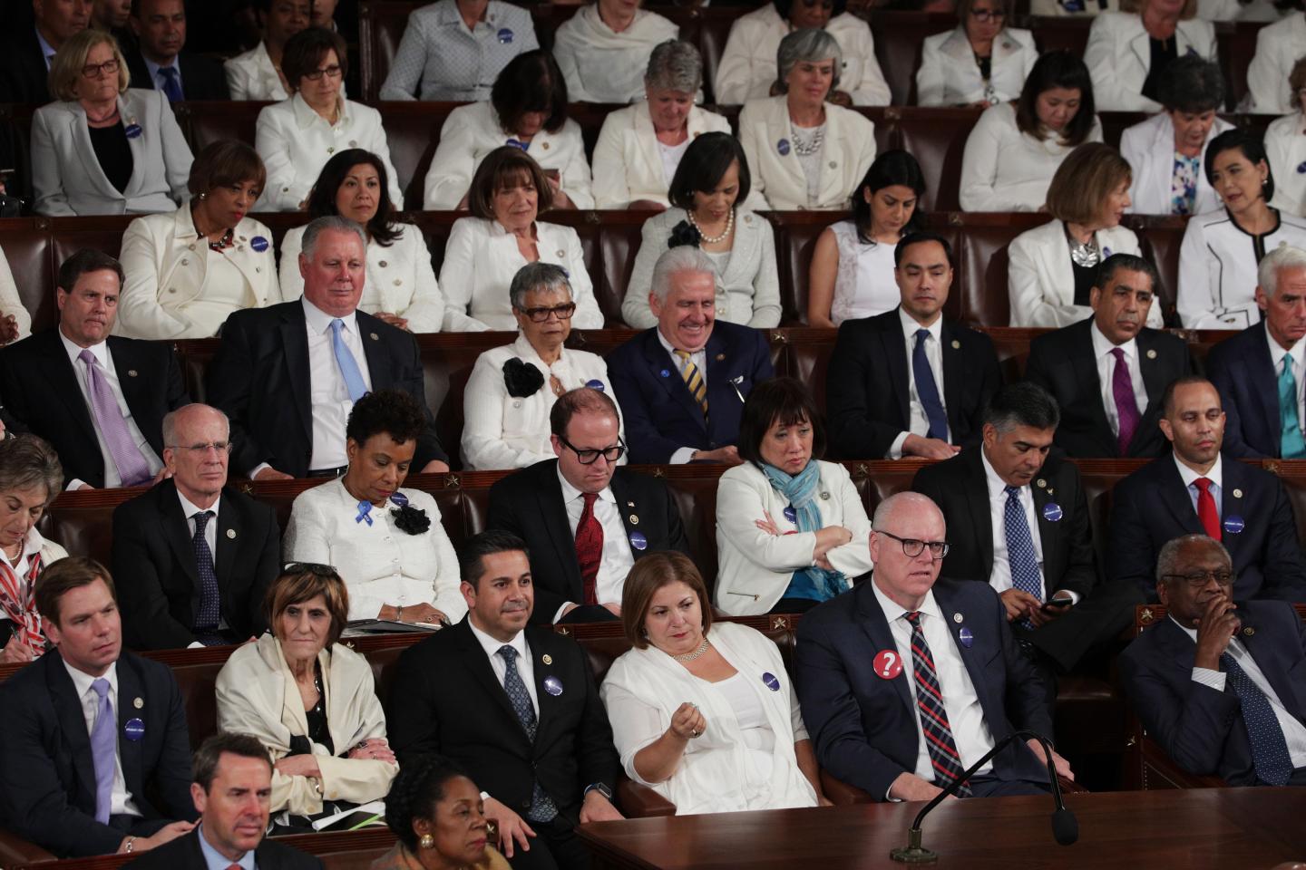 Donald Trump Delivers Address To Joint Session Of Congress