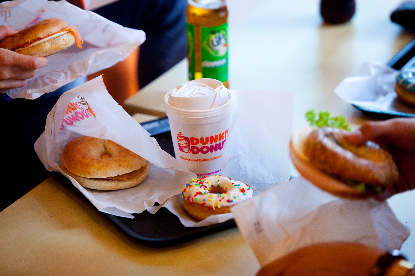 Inside A Dunkin' Donuts Store As Group Plans German Expansion