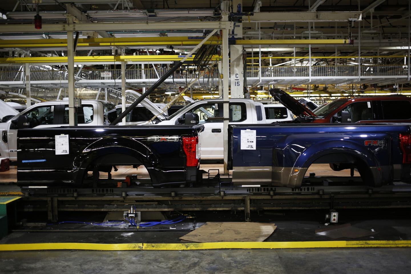 Operations Inside The Ford Motor Co. Kentucky Truck Manufacturing Facility