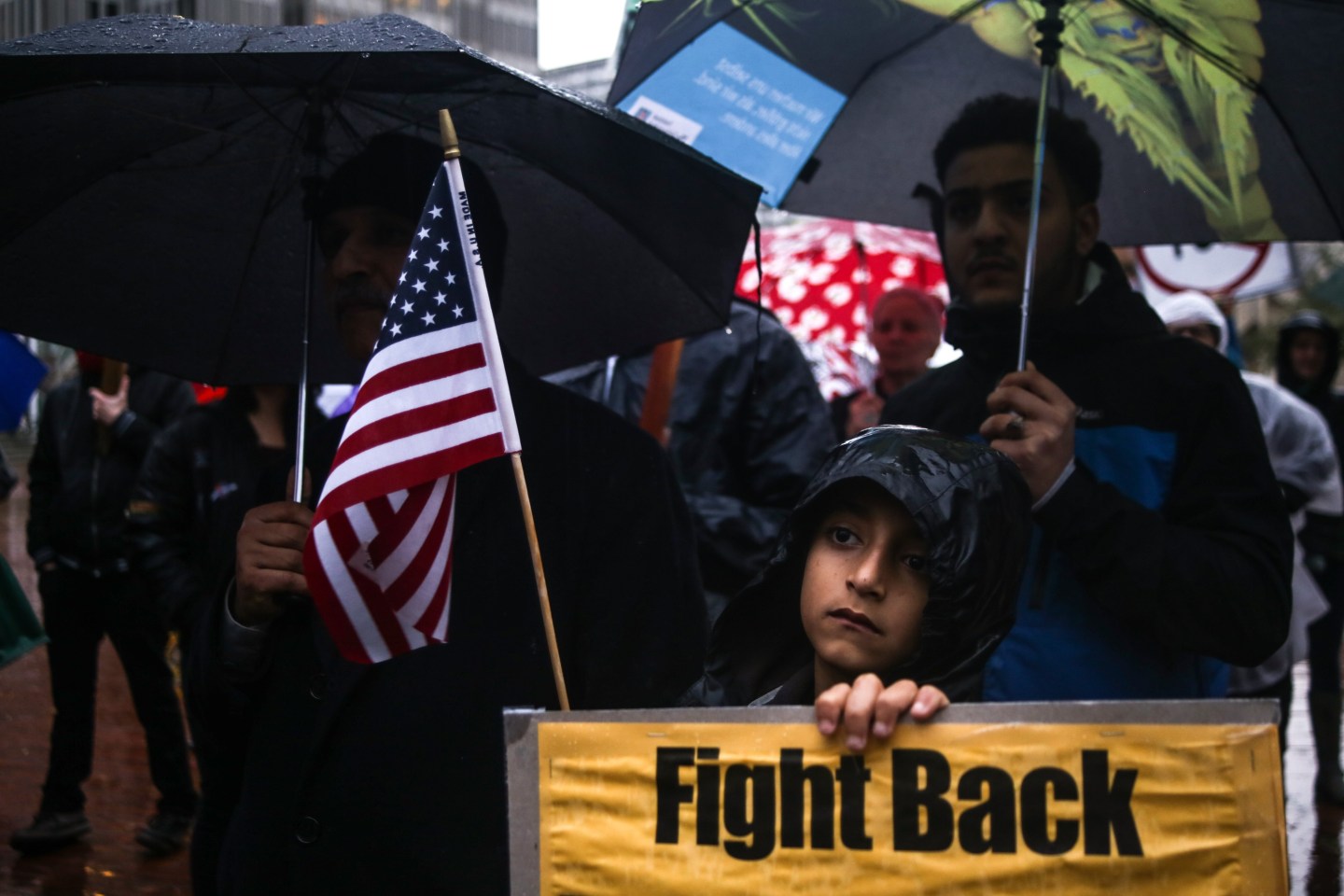 Protest against US President Donald Trump's ICE and deportation programs in San Francisco