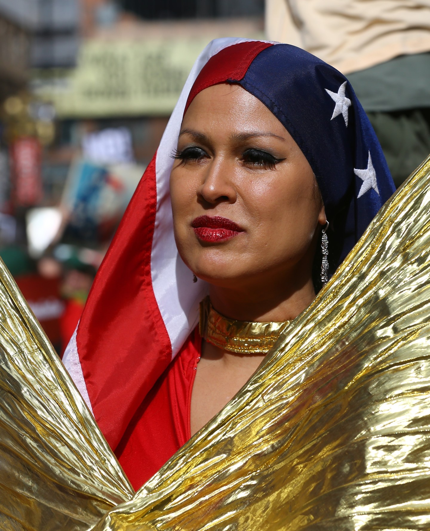 Activists stage protest in solidarity with American Muslims