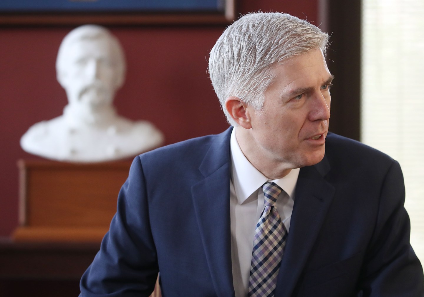 Sen. Angus King Meets With Supreme Court Justice Nominee Neil Gorsuch