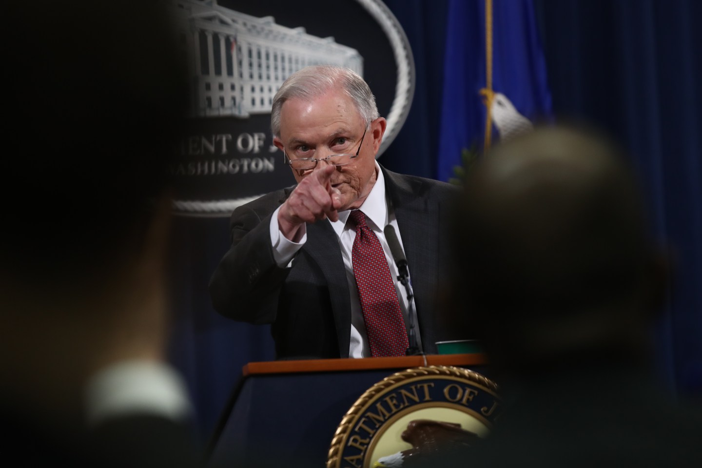 Attorney General Jeff Sessions Holds Press Conference