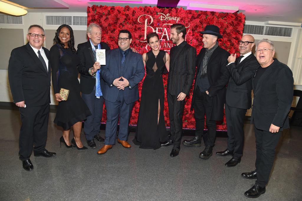 Emma Watson, Dan Stevens, Kevin Kline, Josh Gad, Audra McDonald, Stanley Tucci, Ian McKellen, Bill Condon And Alan Menken Arrive At Alice Tully Hall For The New York Special Screening Of Disney's Live-Action Adaptation "Beauty And The Beast"