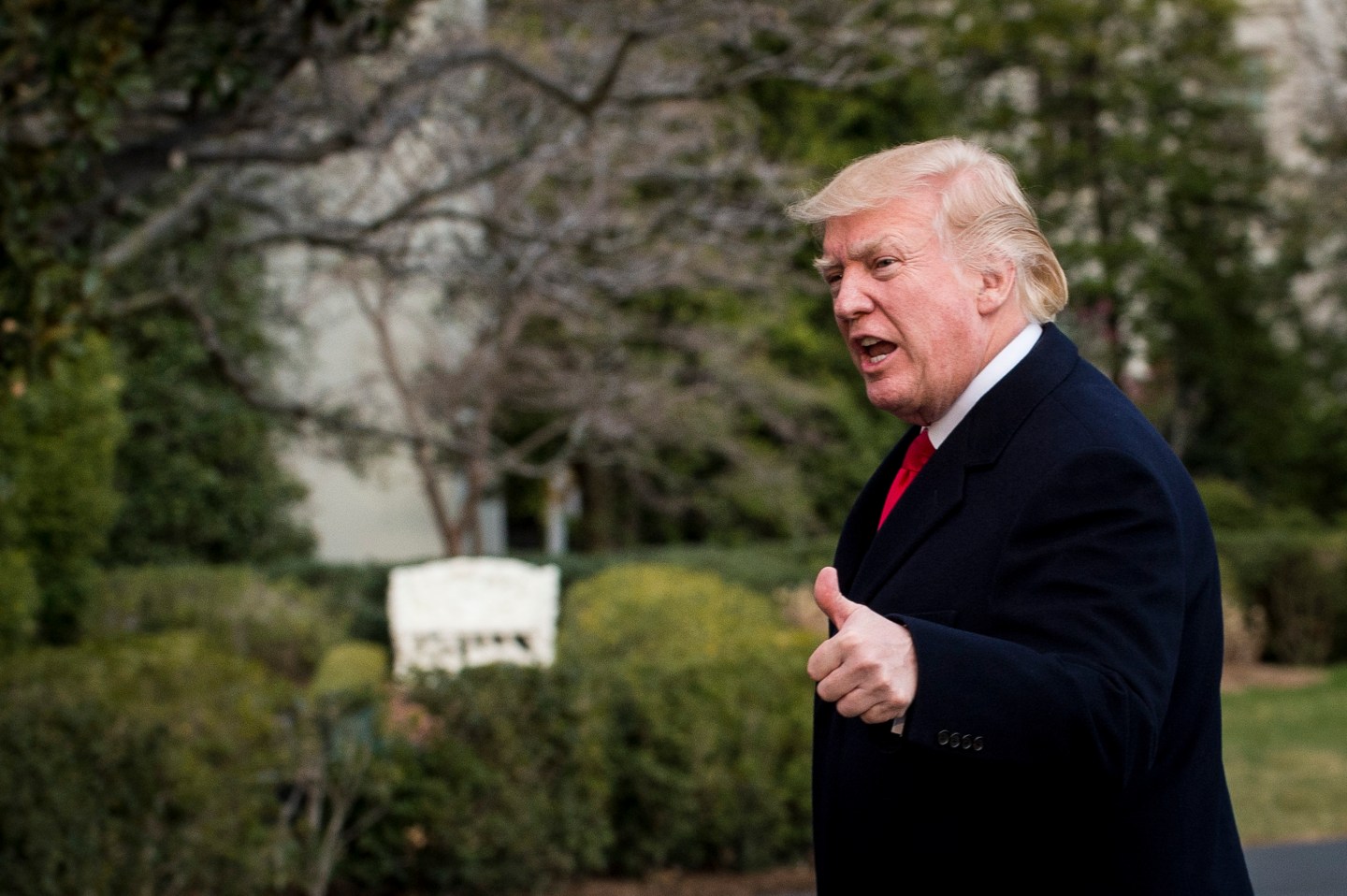 President Trump Returns to White House