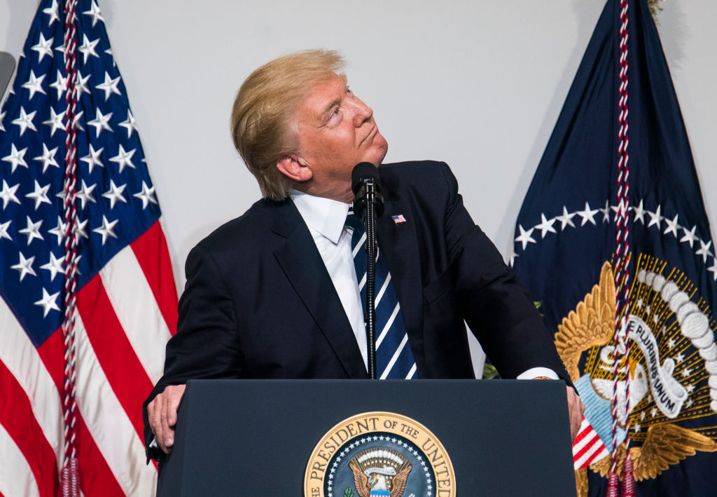 President Trump Speaks At National Republican Congressional Committee March Summit And Dinner