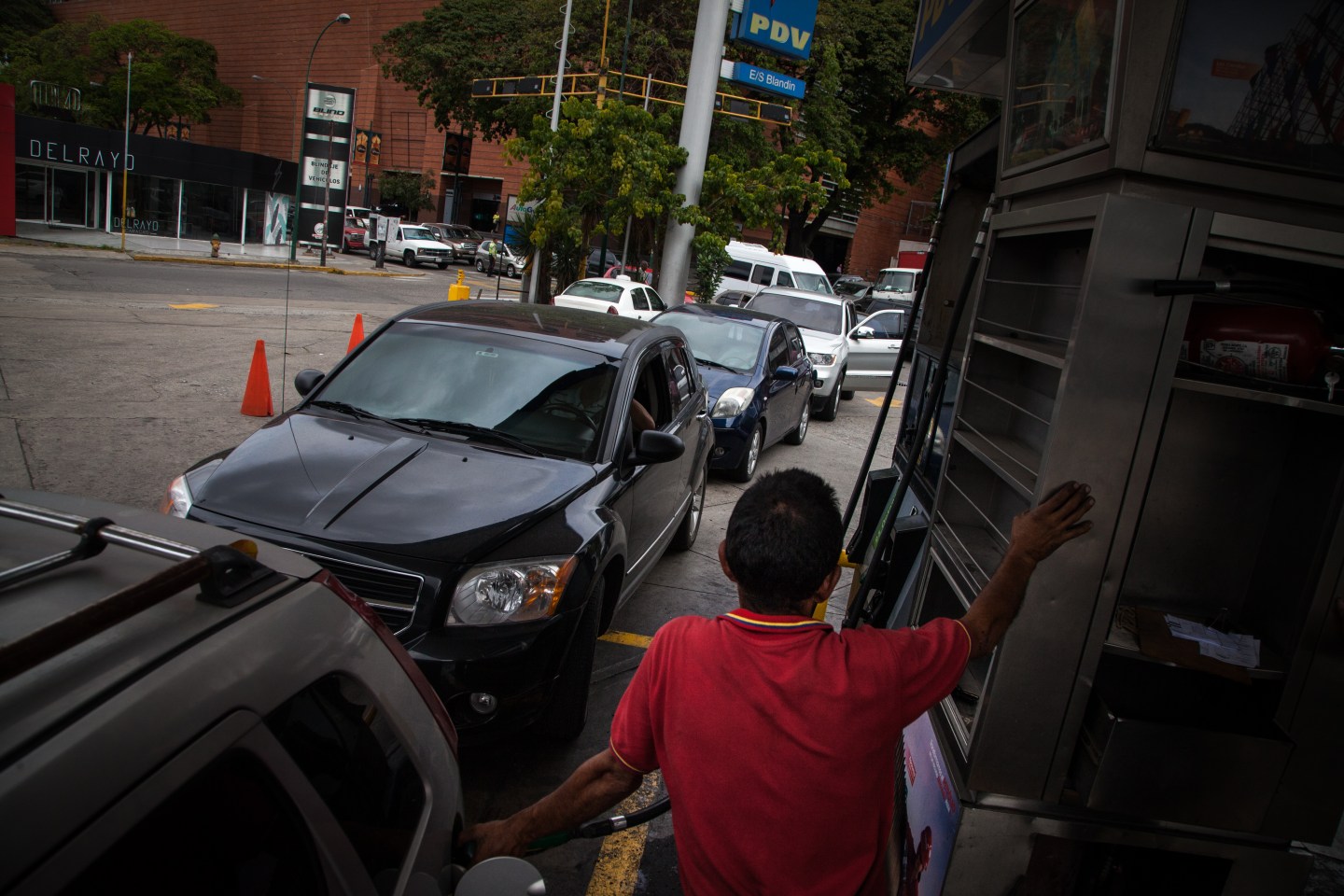 Gas Stations As Venezuela's Fuel Shortage Is Getting Worse