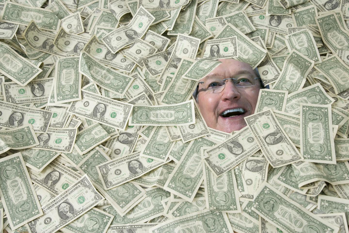 A $1 trillion market cap for Apple is within sight if all goes well.