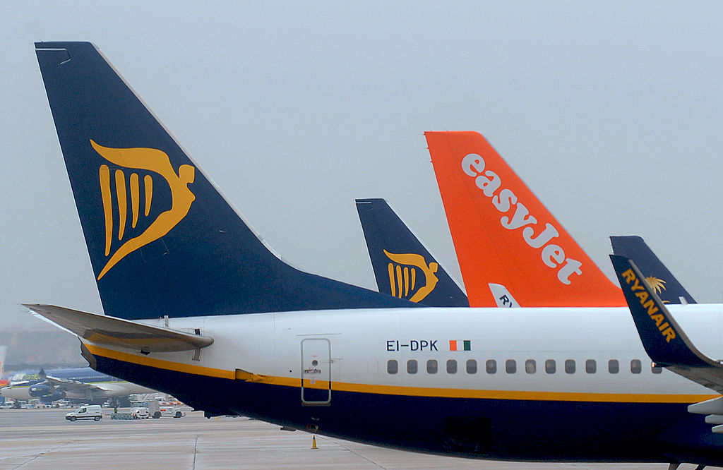Ryanair Aircraft And Passengers