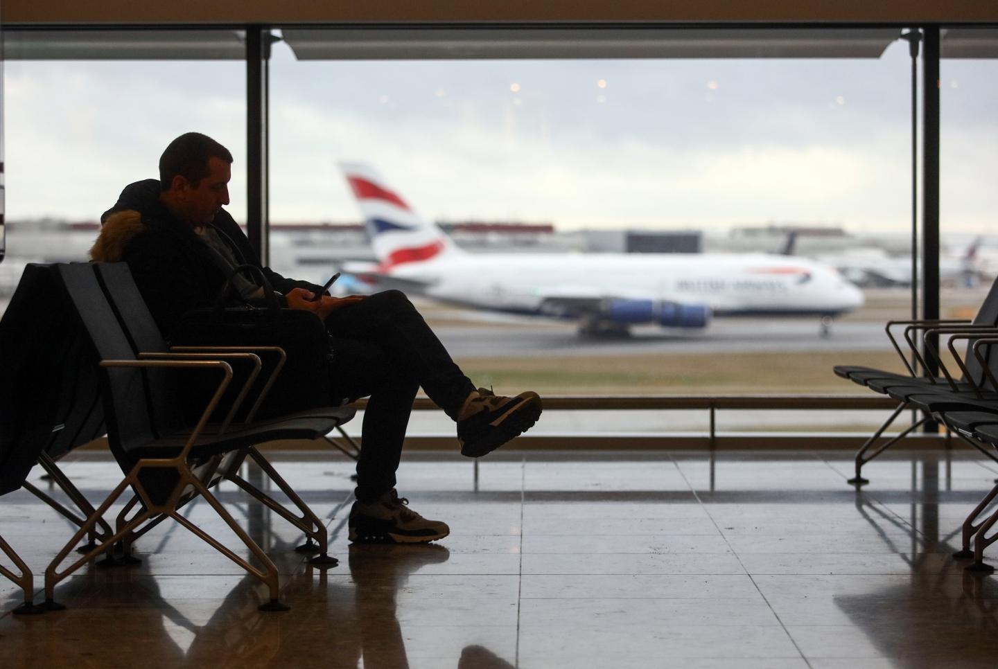 Travellers Depart From London Heathrow Airport As British Airways Cabin Crew Call Off Christmas Strikes