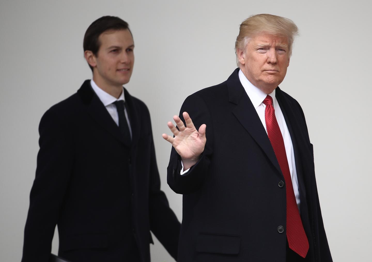 President Trump Departs White House En Route To Michigan And Tennessee