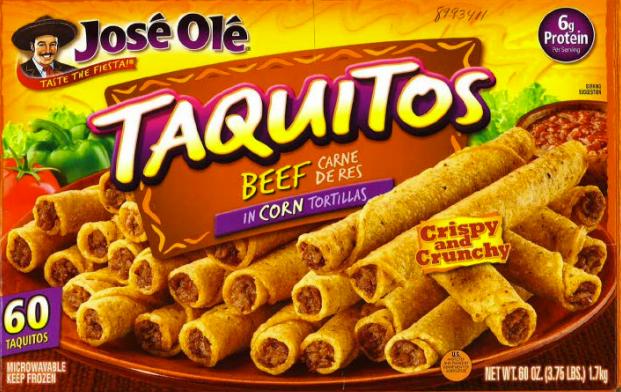 Your José Olé Tacquitos Might Have Rubber and Plastic in Them