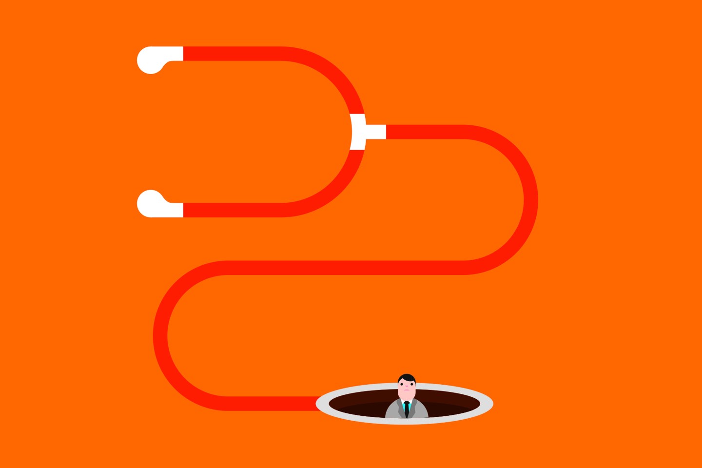 Illustration by Robert Samuel Hanson for Fortune