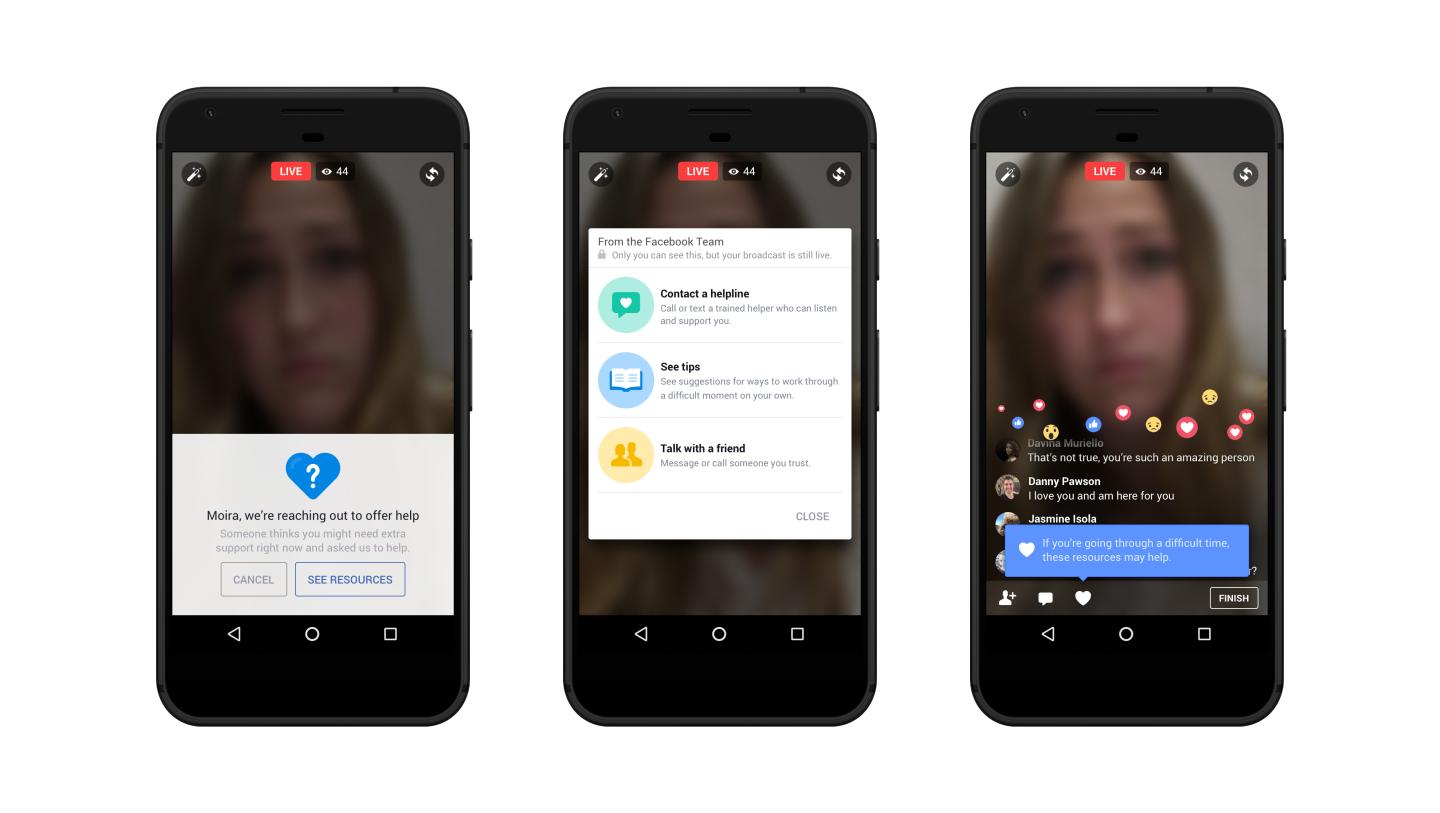 Facebook Is Boosting Its Suicide Prevention Tools on Live Video