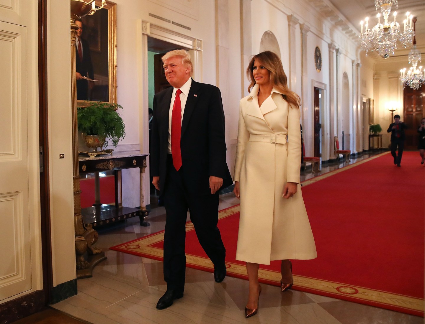 President Trump Attends Women's Empowerment Panel At The White House