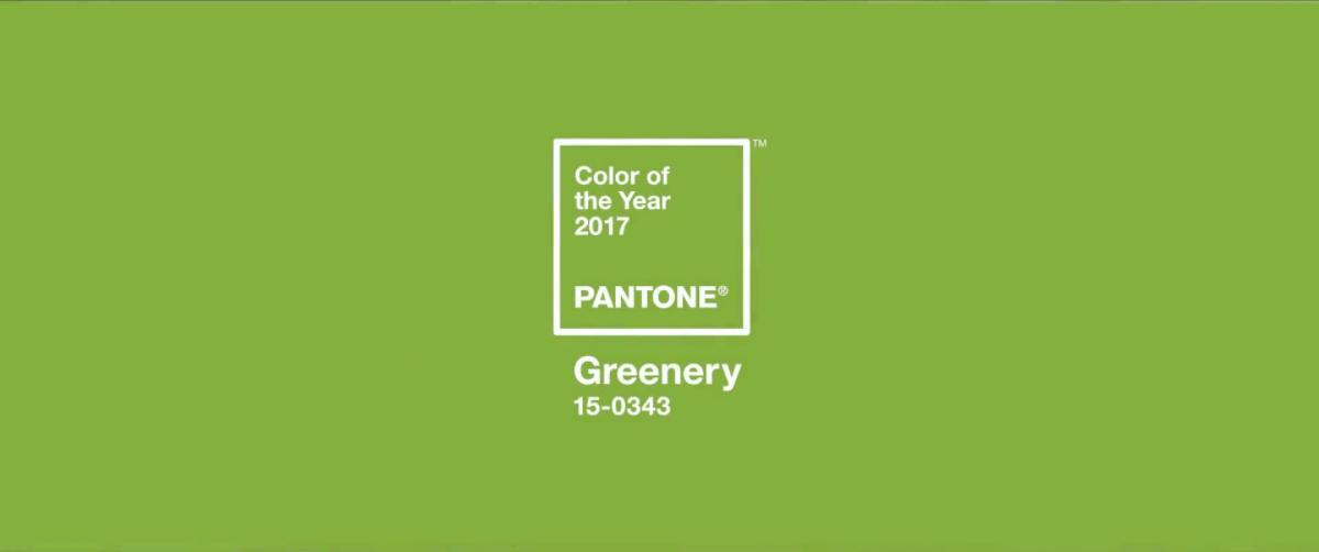 Pantone Color of Year 2017: Greenery