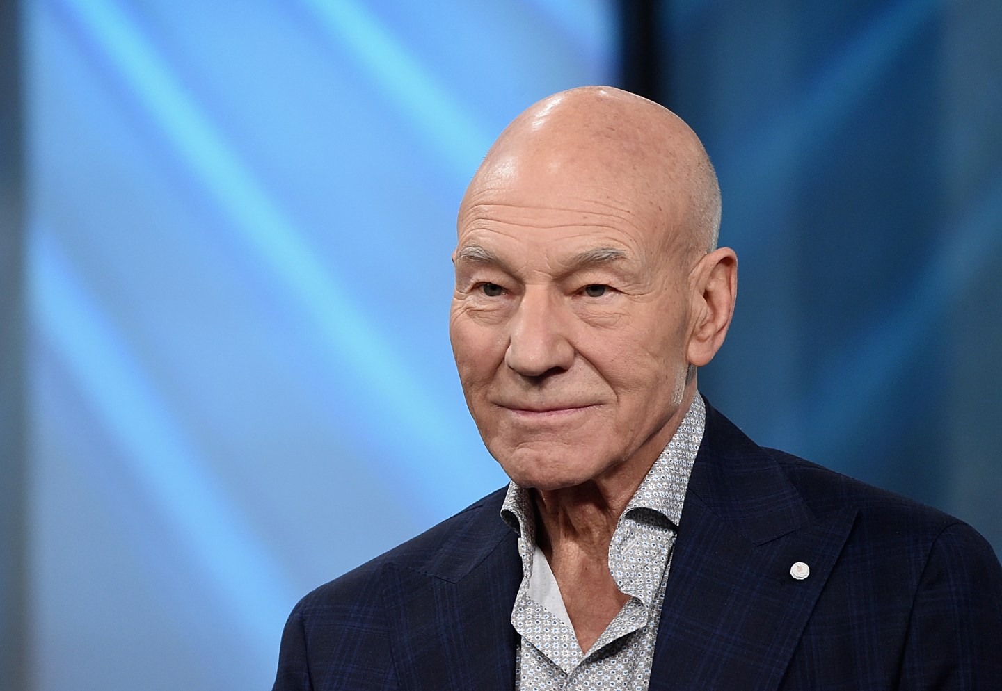 Patrick Stewart attends the Build Series Presents Hugh Jackman And Patrick Stewart Discussing "Logan" at Build Studio on March 2, 2017 in New York City.