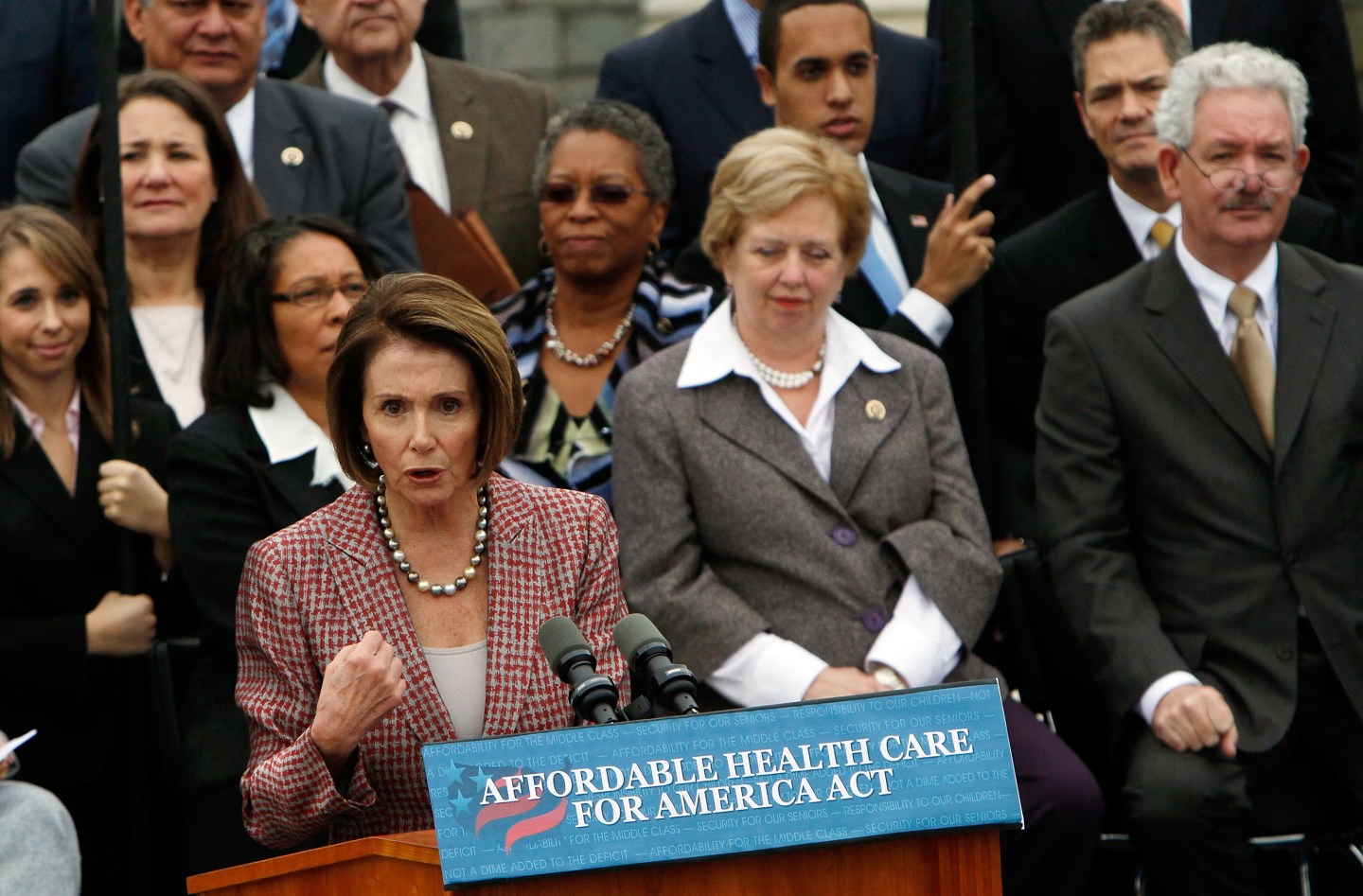 Pelosi, House Leaders, Unveil Affordable Health Care for America Act
