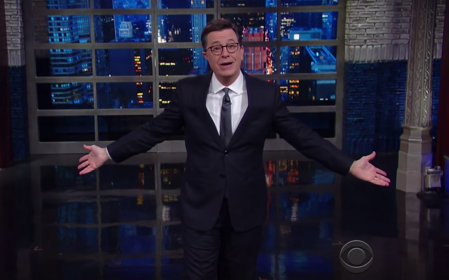 Stephen Colbert talks about Trump's Women Empowerment Forum