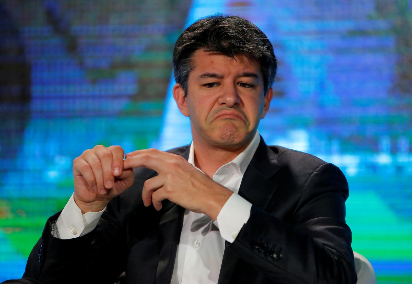 Uber CEO Travis Kalanick attends the summer World Economic Forum in Tianjin