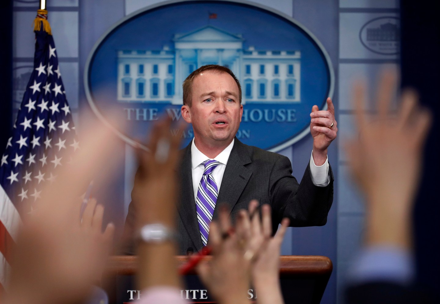 Sean Spicer, Mick Mulvaney