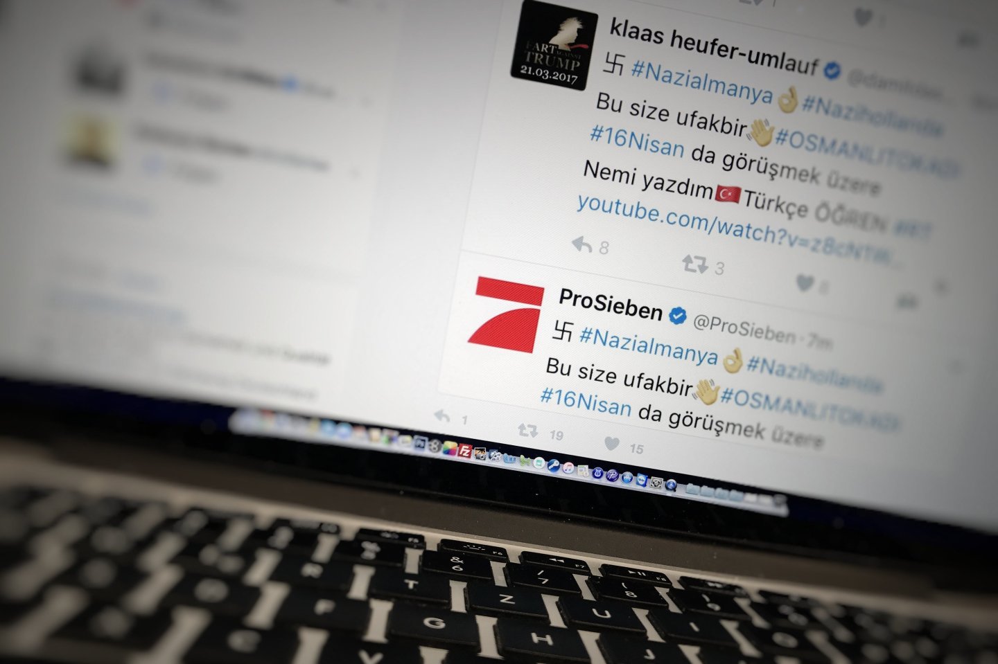 Twitter accounts hacked