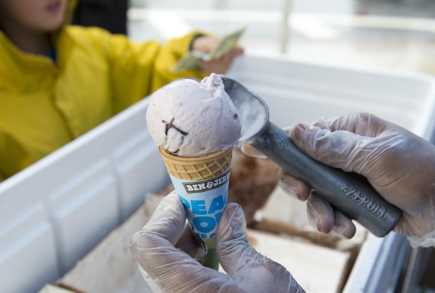 It's Free Cone Day at Ben & Jerry's locations around the world.