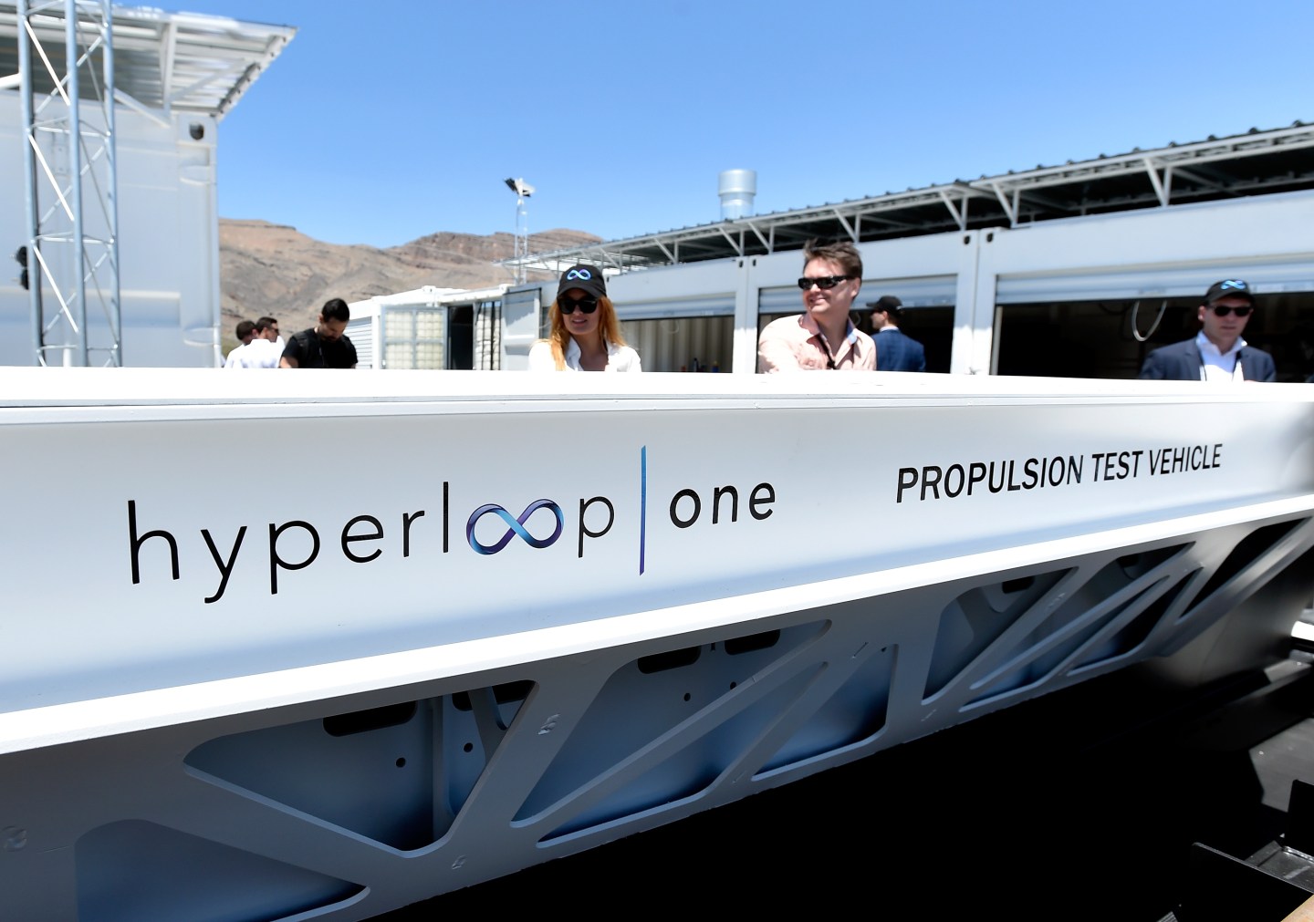 Elon Musk's High Speed Train Concept Company Hyperloop One Holds First Public Test Run