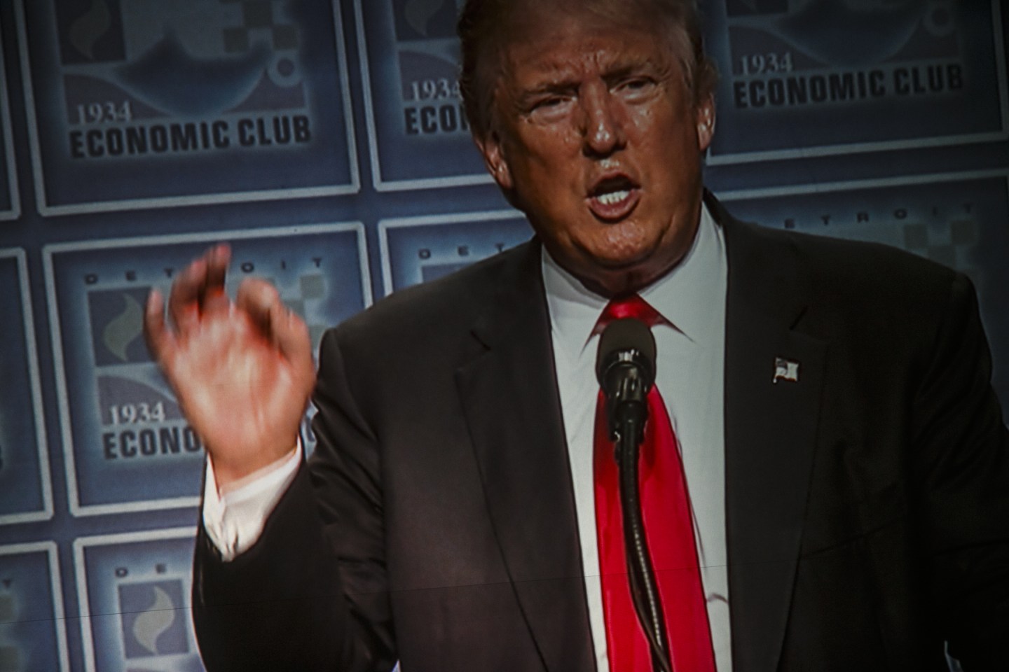 Republican Presidential Nominee Donald Trump Touts Old-School Tax Cuts to Return Economy to Glory Days