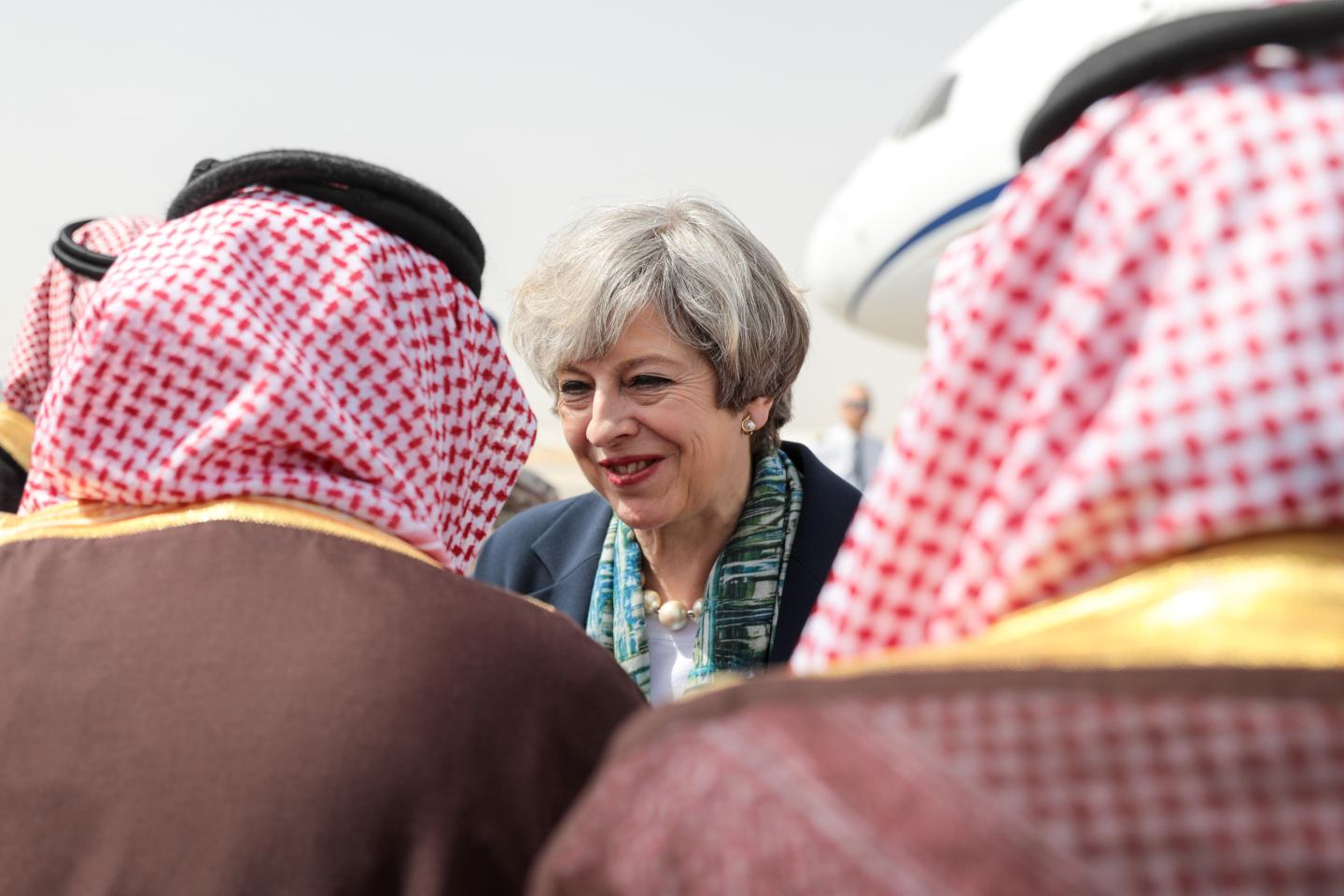 U.K. Prime Minister Theresa May Visits Jordan And Saudi Arabia To Promote Trade And Security