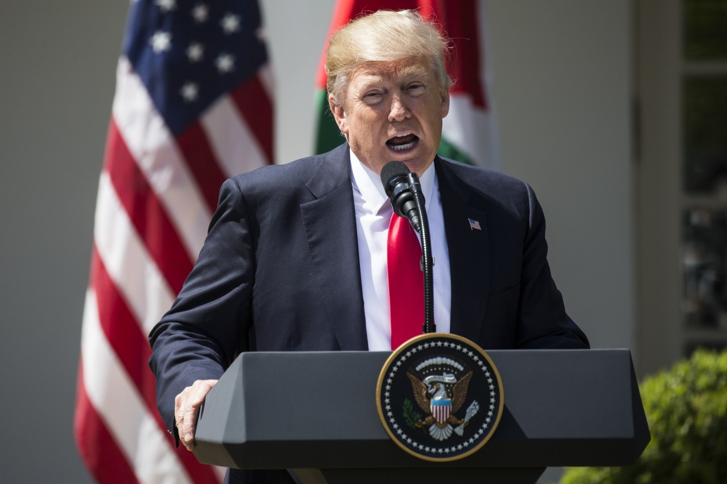 President Trump and King Abdullah II Joint Press Conference