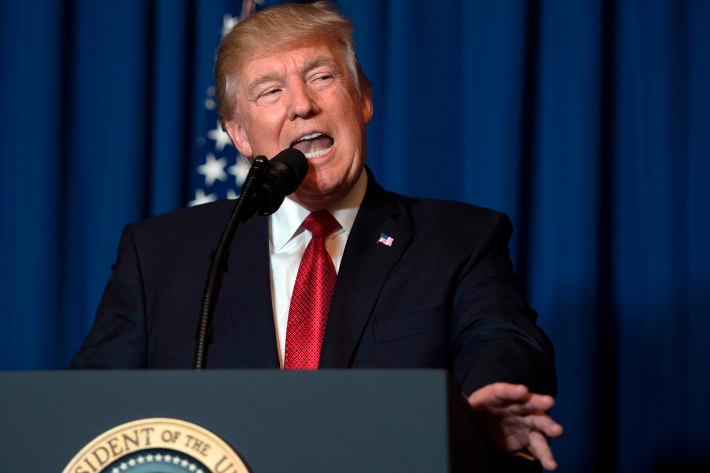 US-SYRIA-CONFLICT-MILITARY-STRIKE-TRUMP