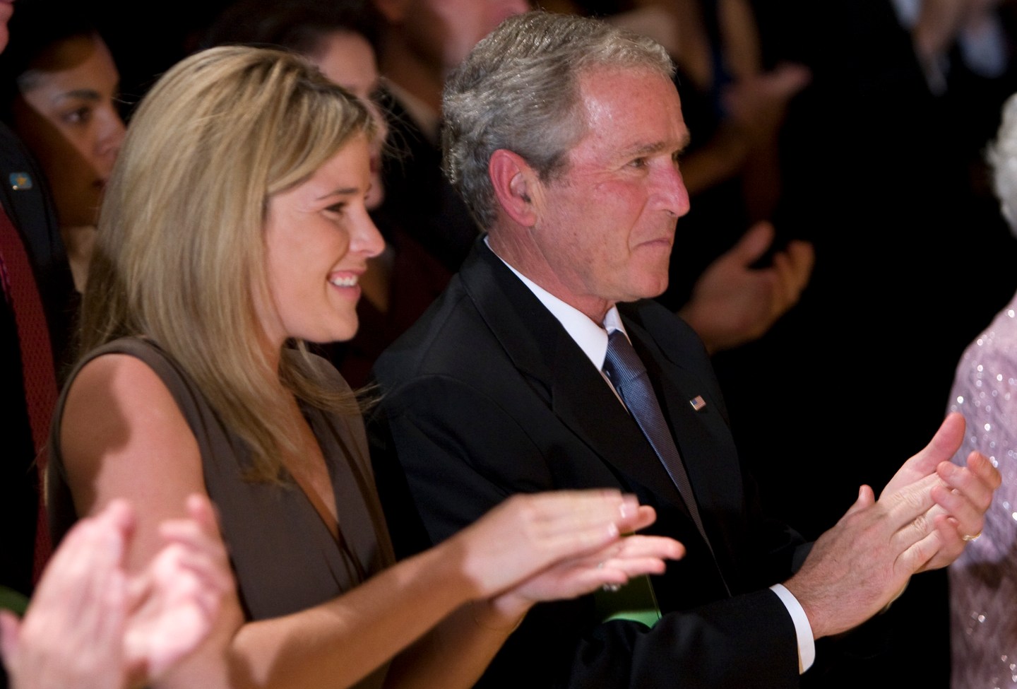 President and First Lady Laura Bush At National Book Festival Gala