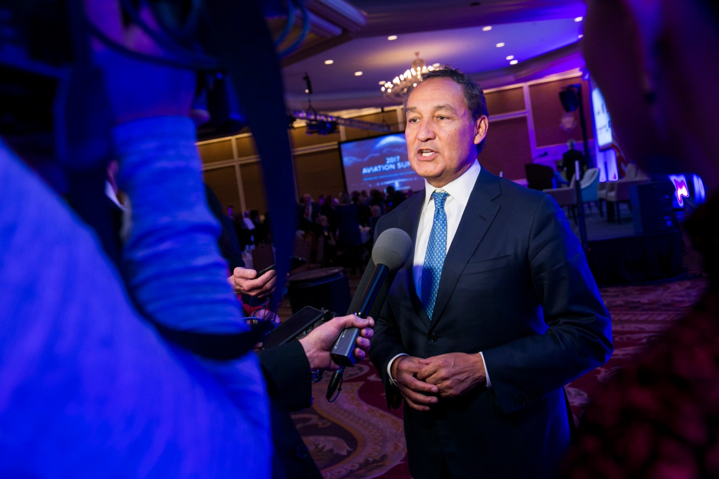 DC: Airline Industry CEO's Speak At Chamber Of Commerce