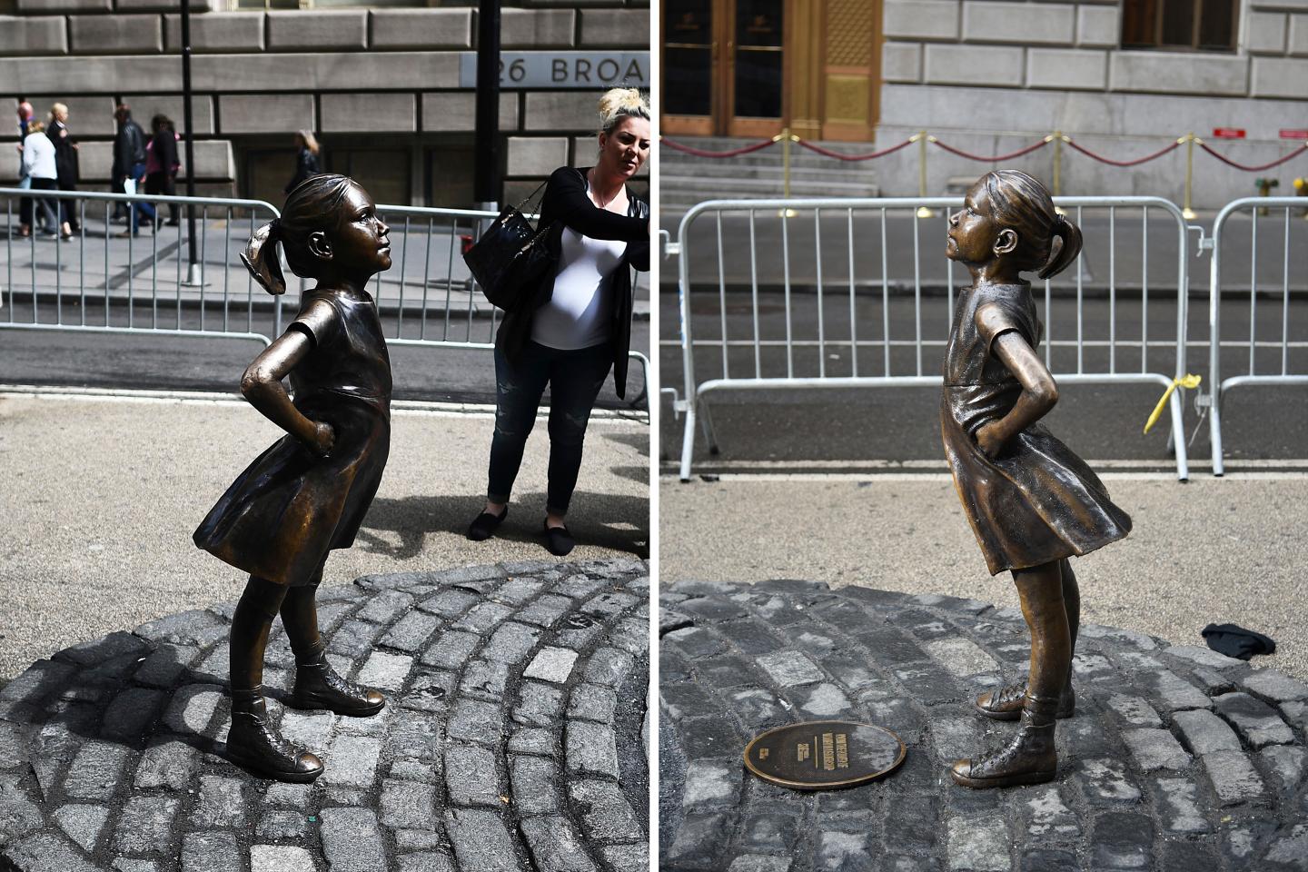 Why the Fearless Girl Statue’s Controversial ‘SHE’ Plaque Was Removed