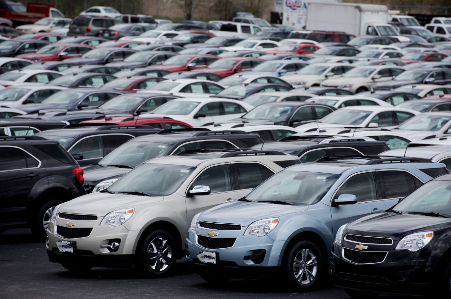 A General Motors Co. Dealership Ahead Of Motor Vehicle Sales Figures