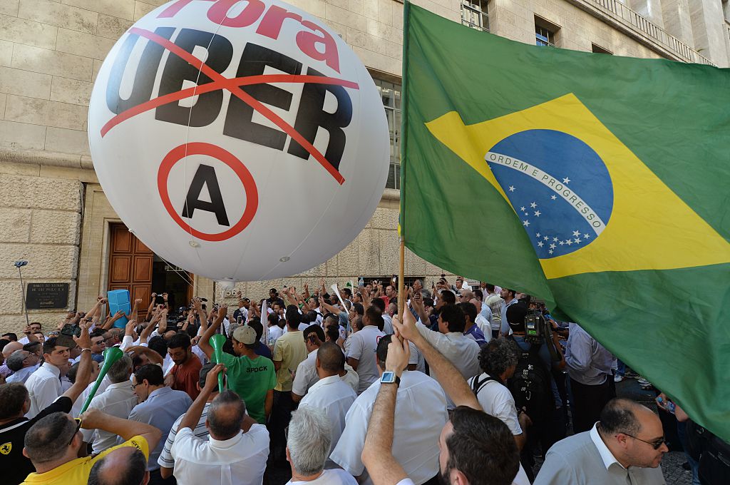 BRAZIL-STRIKE-TAXIS