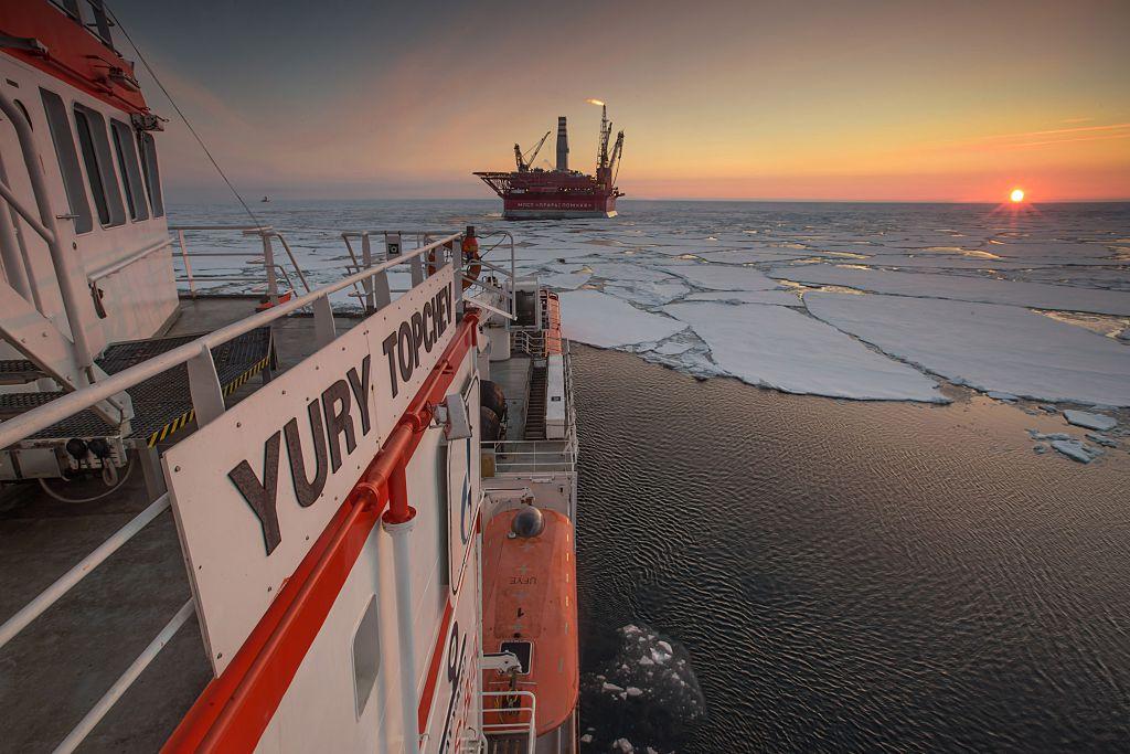 The Prirazlomnaya offshore ice-resistant oil-producing platform