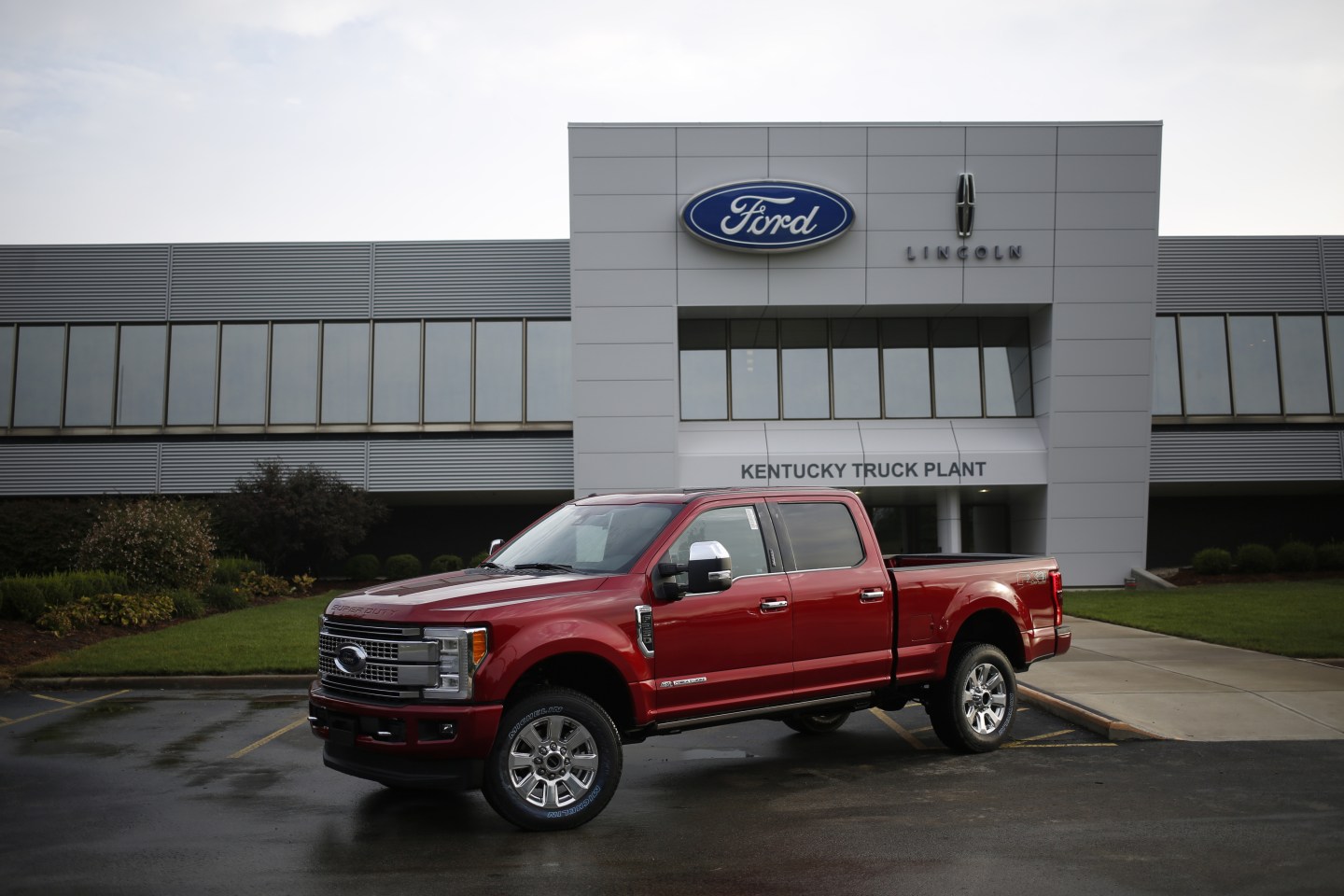 Operations Inside The Ford Motor Co. Kentucky Truck Manufacturing Facility