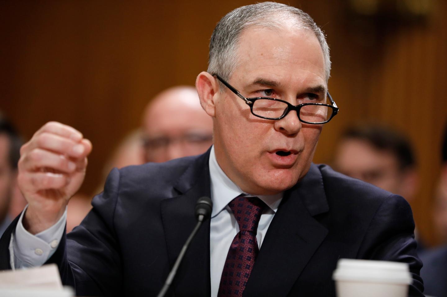 Senate Holds Confirmation Hearing For Scott Pruitt To Become EPA Administrator