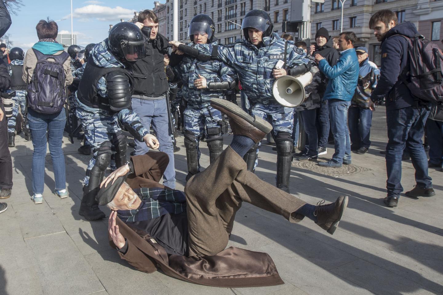 Protest against corruption in Moscow