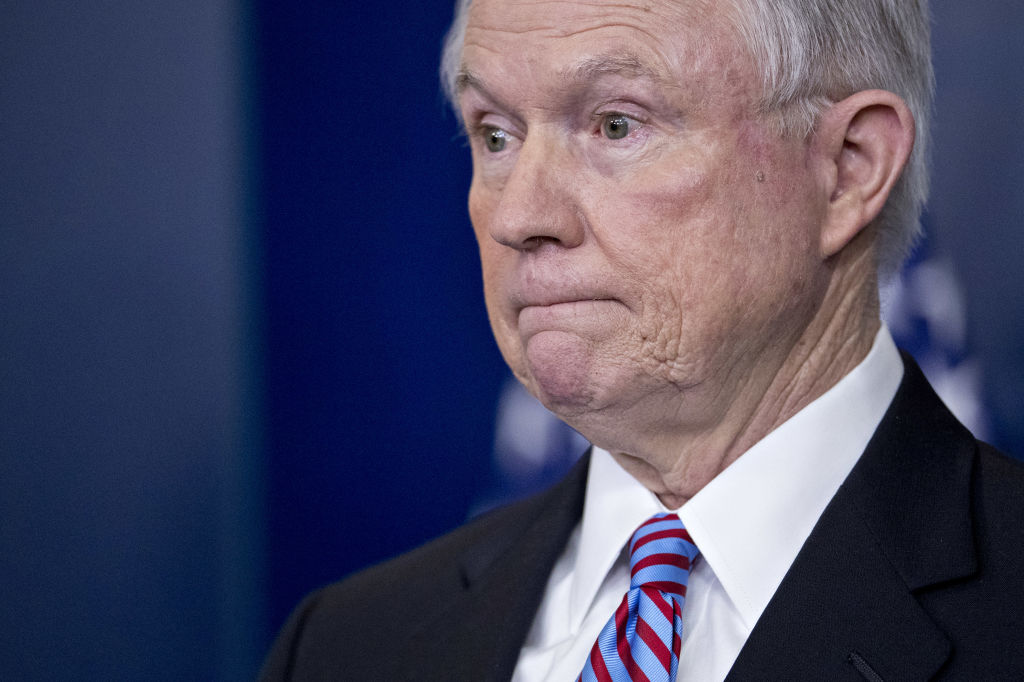 U.S. Attorney General Jeff Sessions Speaks At The White House Daily Briefing