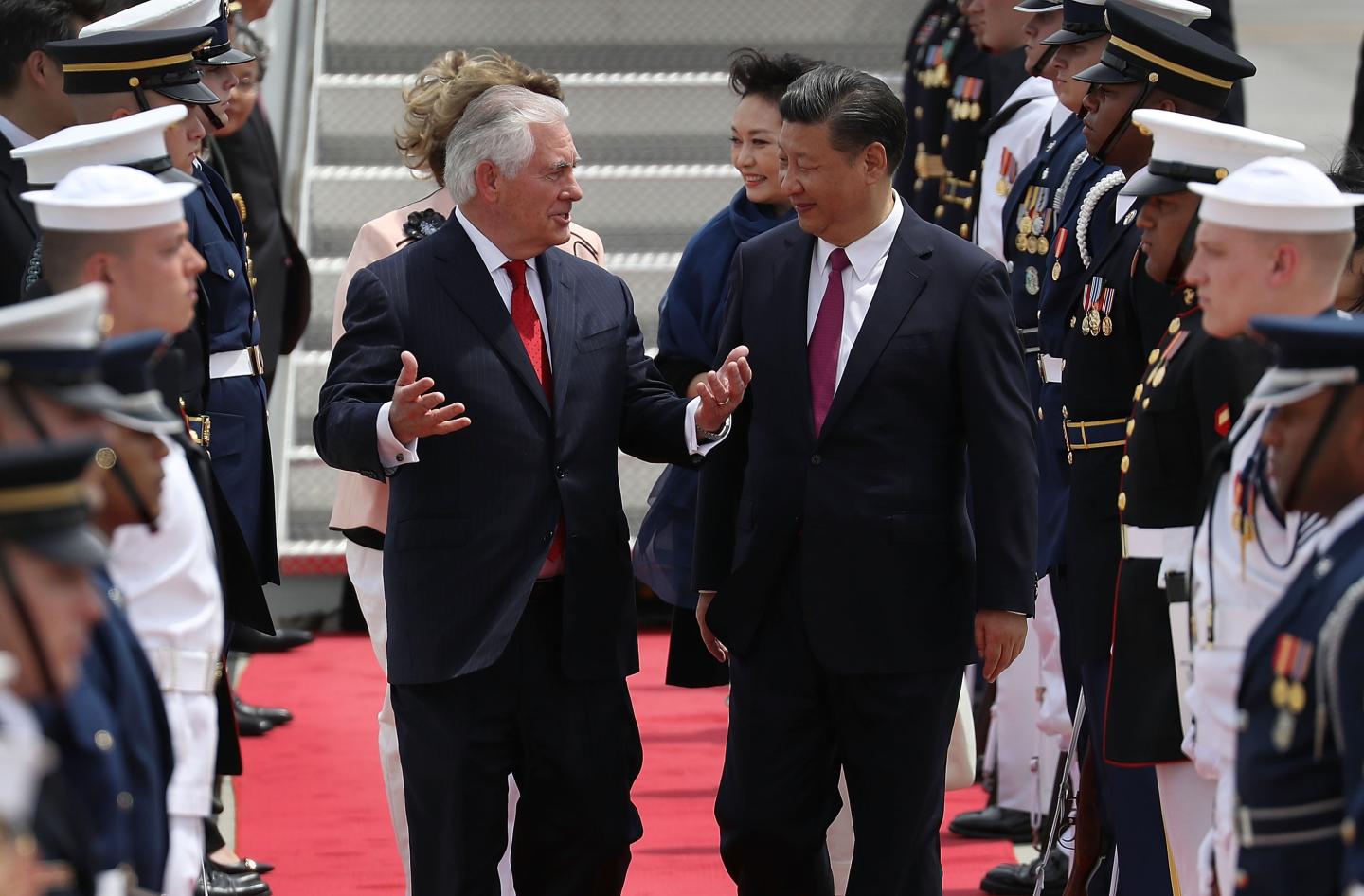Chinese President Xi Jinping Arrives To West Palm Beach For Visit With President Trump