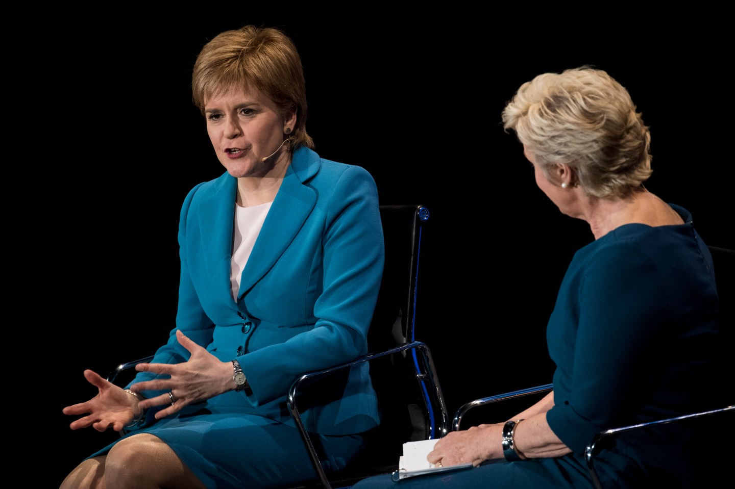 Nicola Sturgeon Addresses The Women In The World Summit In New York