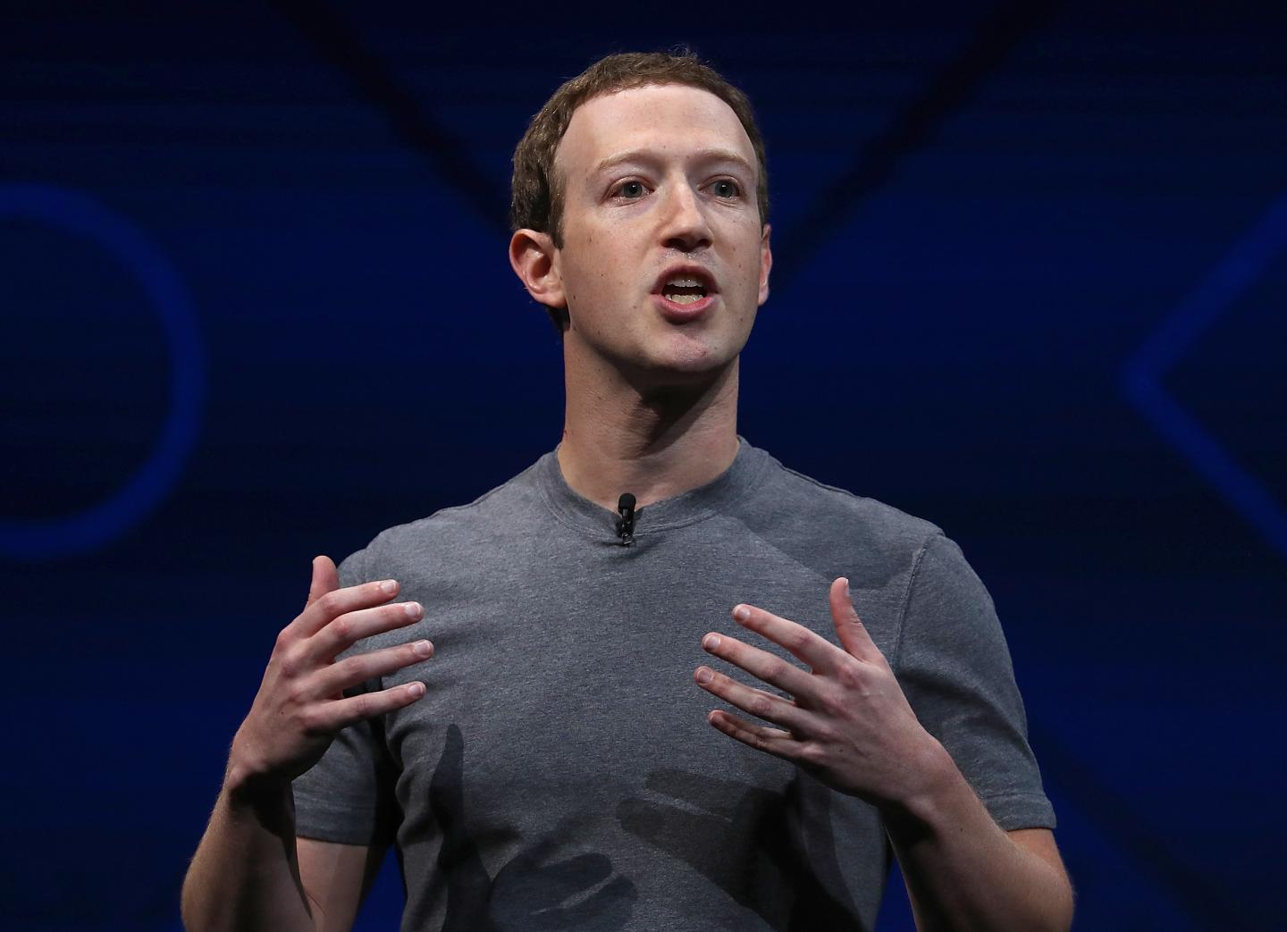 Mark Zuckerberg Delivers Keynote Address At Facebook F8 Conference