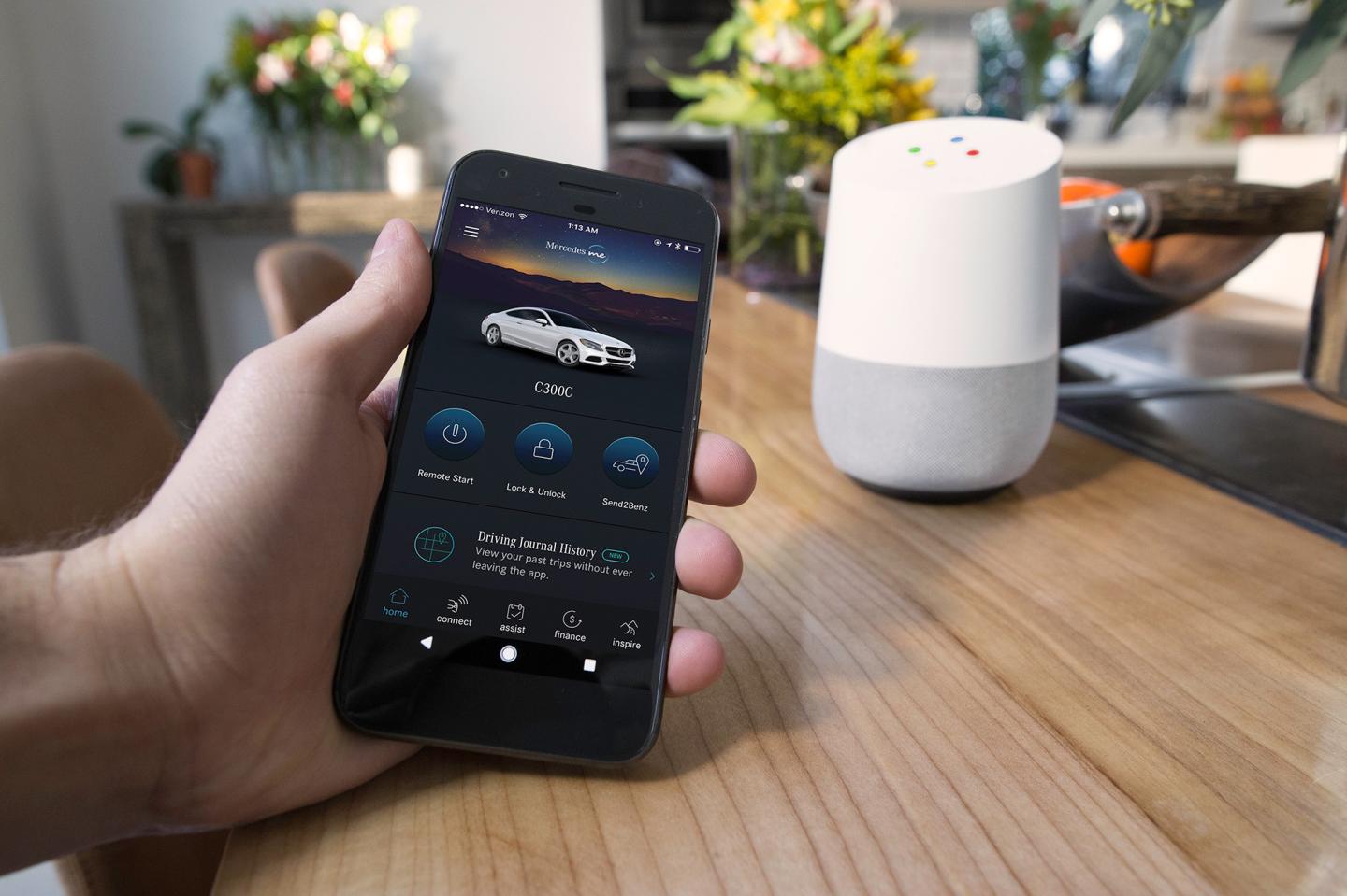 Mercedes-Benz Owners Can Now Talk to Their Cars Through Google Home